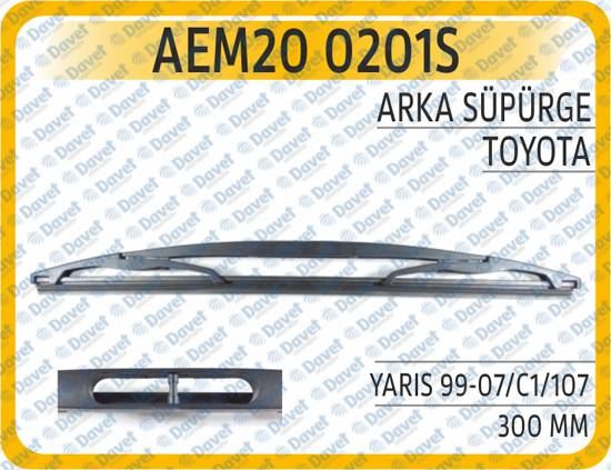 AEM 200201S Arka Silecek Supurgesi 300 Mm Yaris 99-07 C1 107